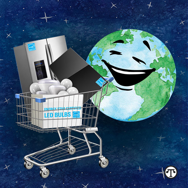 If the Earth could shop, it would buy    environmentally friendly items.