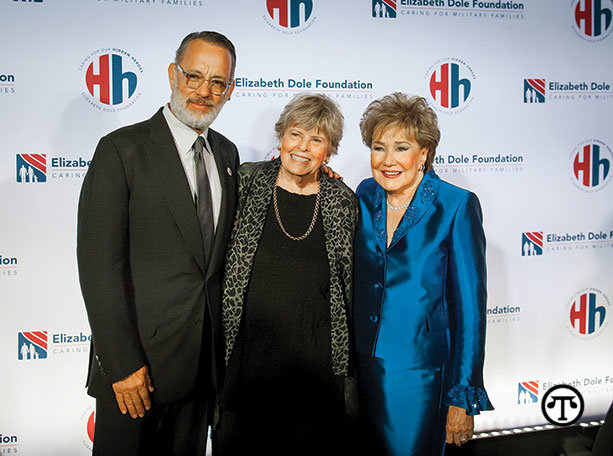 Tom Hanks, Linda Hope and Senator Elizabeth Dole    want to help honor the people who care for ill or injured veterans. You can,    too.