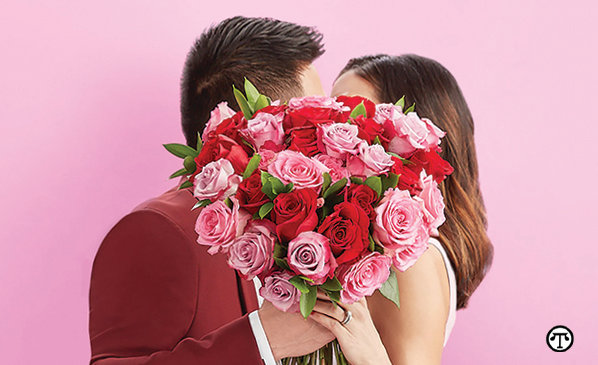 Let love bloom this Valentine’s Day—and at any time of year—with the beautiful help of pink and red roses or whatever flowers your beloved prefers.