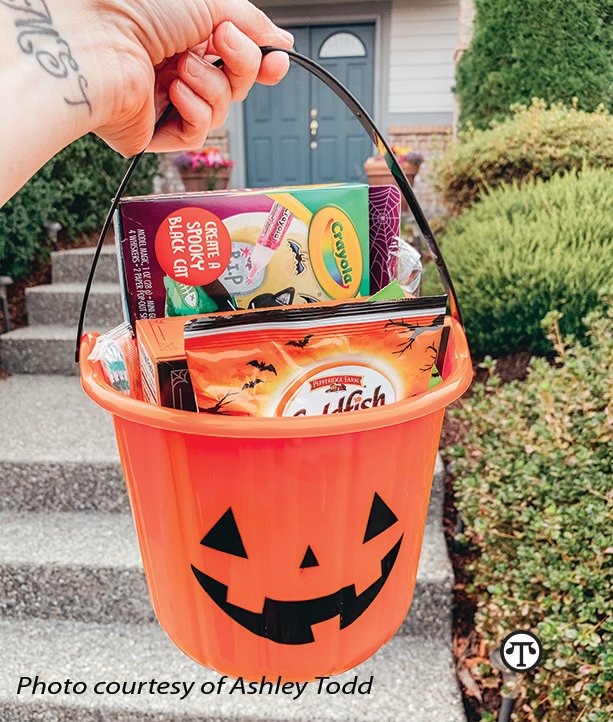 Lifestyle expert Ashley Todd suggests creating Boo Baskets to share with family and friends.