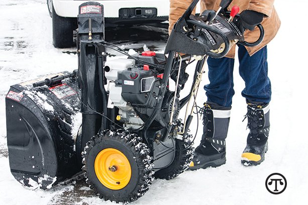Check your snow blower carefully before using it every time.