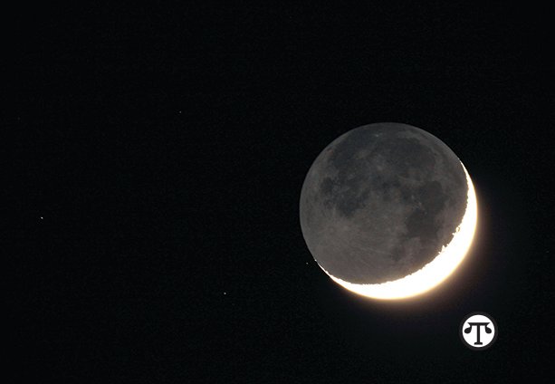 Sunlight is reflected off the Earth onto the Moon’s surface. Scientists use measurements of this reflectance, called Earthshine, to track changes in Earth’s net brightness.