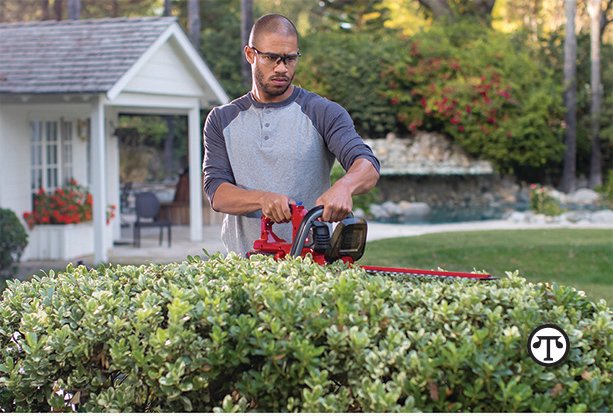 A power hedge trimmer can help you have a neater garden.