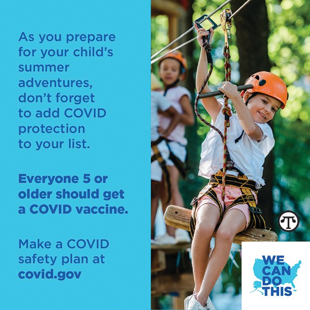 A great summer camp experience for your kids can start with a COVID-19 vaccination.